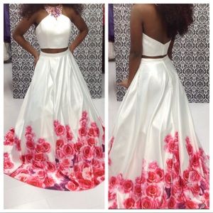 Women prom dress Rachel Allen multi size 4